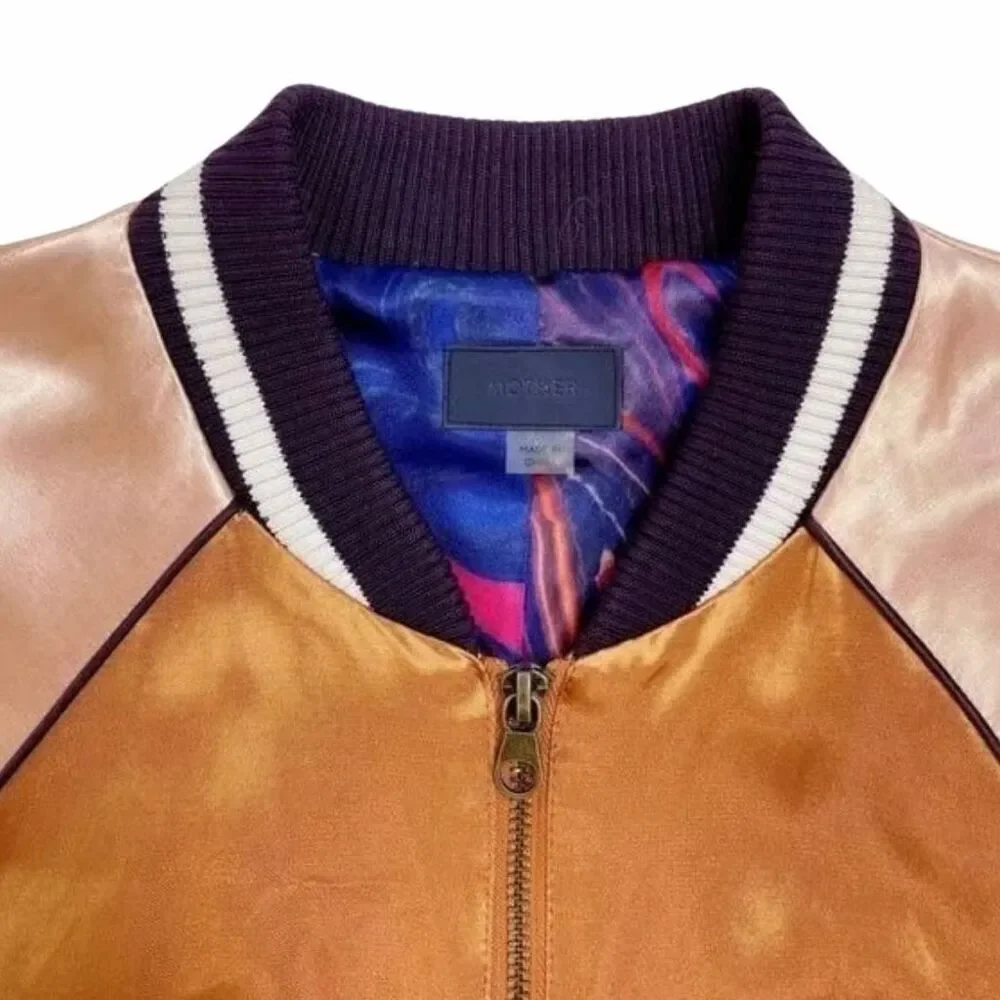 MOTHER The Letterman Zip Jacket in Two Sides Of The Same Coin XS - Picture 5 of 13